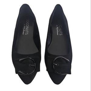 Coconuts by Matisse Women's Black Velvet Flats Slip On  Size 6 1/2 W